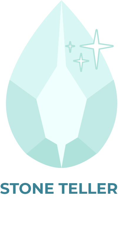 diamond shaped blue home button logo