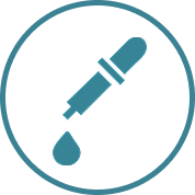 dropper icon in cricle