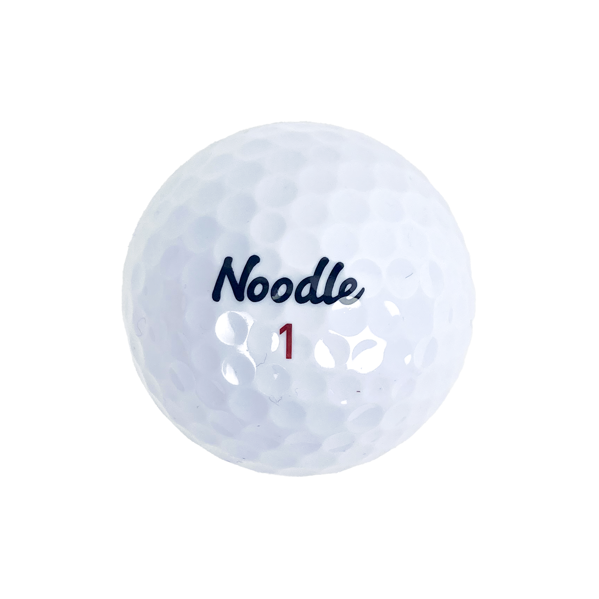 white noodle golf ball