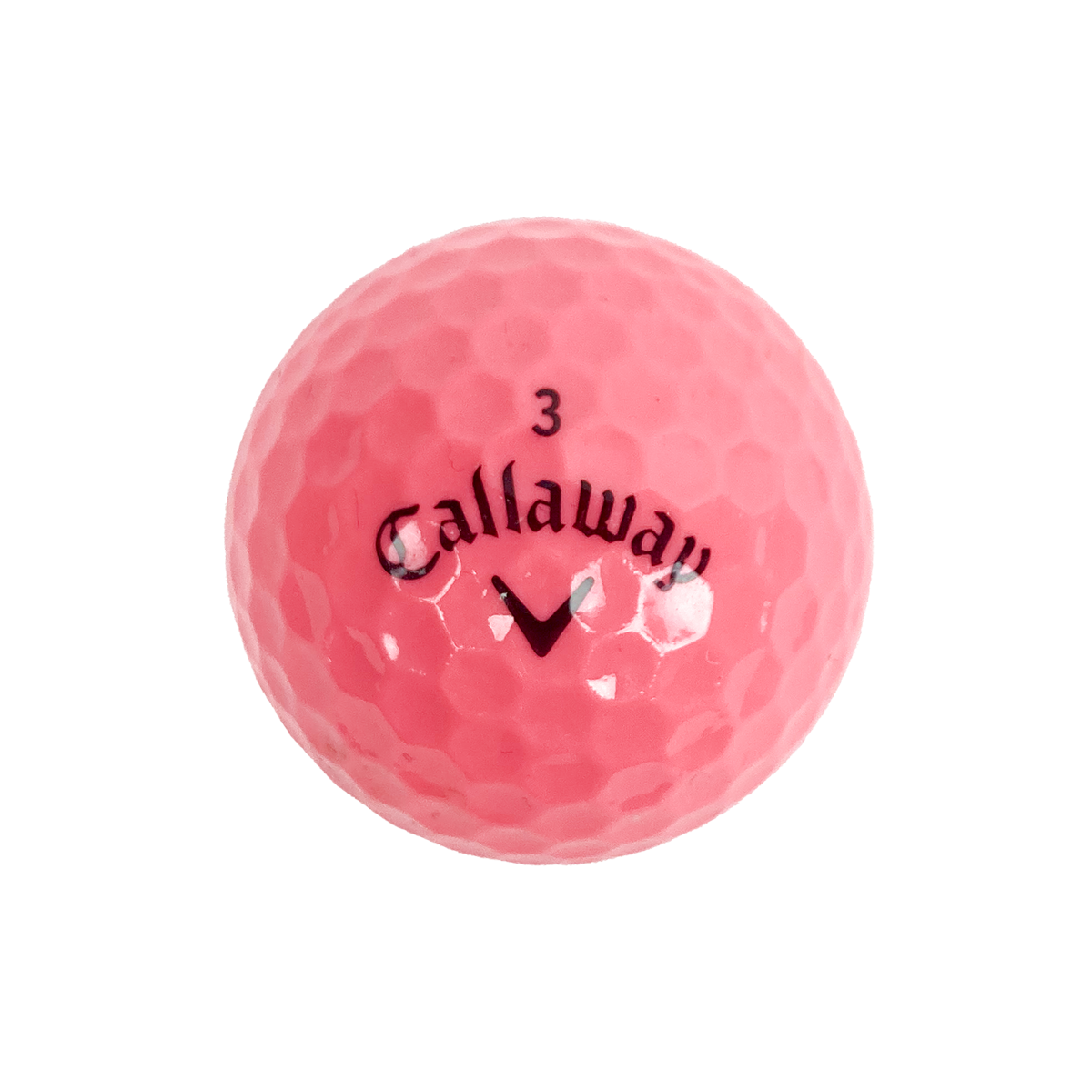 pink callaway golfball