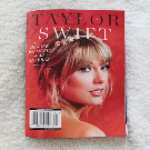 A small magazine cover with Taylor Swift's face with a title that reads Her life, her music, & and all her eras.