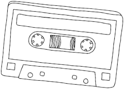 Cassette tape sketch.