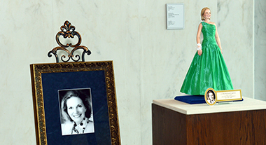 The First Lady Doll exhibit.