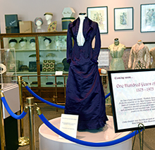 100 Years of Fashion exhibit.